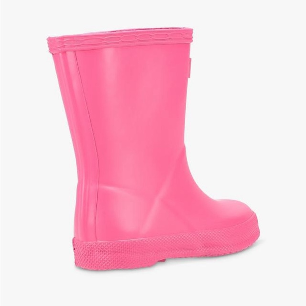 Hunter Kids' First Classic Wellington Boots, Bright Pink - Picture 3 of 7